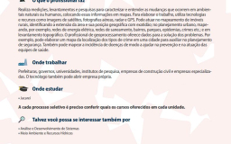 Guia de Profissões Tecnológicas Fatec