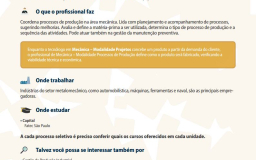 Guia de Profissões Tecnológicas Fatec