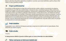 Guia de Profissões Tecnológicas Fatec